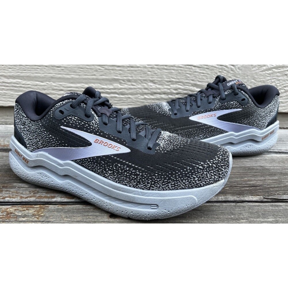 Brooks Ghost Max 2 Women’s 10B Running Shoes Ebony/Sweet Lavender/Alloy